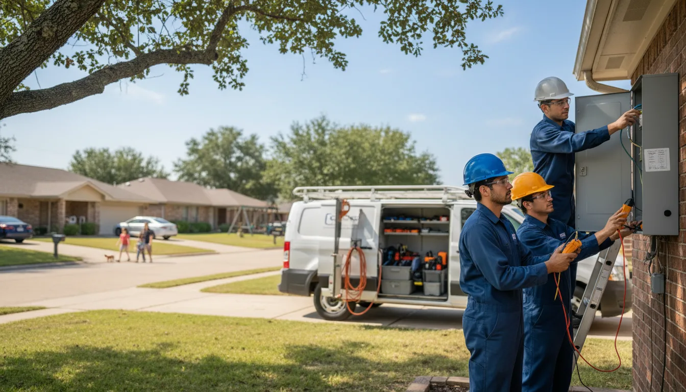 Certified electrician providing emergency electrical services in Reading, KS